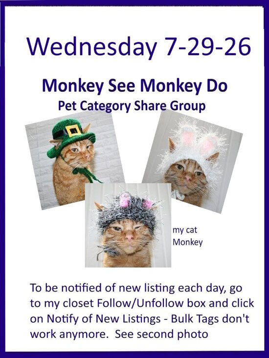 None Other - Wednesday 7-29-26 Dog Cat Small Animal Pet Share Discussion Group